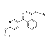 CAS#: 898786-03-3, Methyl 2-[(6-methoxy-3-pyridinyl)carbonyl]benzoate
