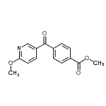 CAS#: 898786-08-8, Methyl 4-[(6-methoxy-3-pyridinyl)carbonyl]benzoate