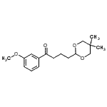 CAS#: 898786-42-0, 4-(5,5-Dimethyl-1,3-dioxan-2-yl)-1-(3-methoxyphenyl)-1-butanone