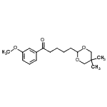 CAS#: 898786-51-1, 5-(5,5-Dimethyl-1,3-dioxan-2-yl)-1-(3-methoxyphenyl)-1-pentanone