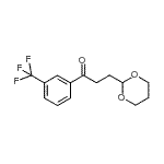 CAS#: 898786-57-7, 3-(1,3-Dioxan-2-yl)-1-[3-(trifluoromethyl)phenyl]-1-propanone