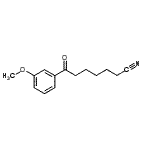 CAS#: 898786-62-4, 7-(3-Methoxyphenyl)-7-oxoheptanenitrile