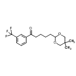 CAS#: 898786-69-1, 5-(5,5-Dimethyl-1,3-dioxan-2-yl)-1-[3-(trifluoromethyl)phenyl]-1-pentanone