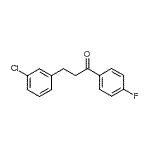 CAS#: 898787-00-3, 3-(3-Chlorophenyl)-1-(4-fluorophenyl)-1-propanone