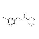 CAS#: 898787-56-9, 3-(3-Chlorophenyl)-1-cyclohexyl-1-propanone