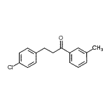 CAS 登录号：898787-60-5， 3-(4-氯苯基)-1-(3-甲基苯基)-1-丙酮