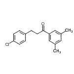 CAS 登录号：898788-09-5， 3-(4-氯苯基)-1-(3,5-二甲基苯基)-1-丙酮