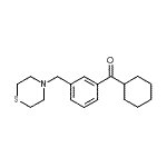 CAS#: 898788-14-2, Cyclohexyl[3-(4-thiomorpholinylmethyl)phenyl]methanone