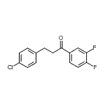 CAS 登录号：898788-47-1， 3-(4-氯苯基)-1-(3,4-二氟苯基)-1-丙酮
