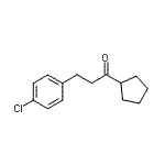 CAS#: 898788-59-5, 3-(4-Chlorophenyl)-1-cyclopentyl-1-propanone