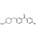 CAS#: 898788-60-8, (4-Bromophenyl){3-[(4-methyl-1-piperazinyl)methyl]phenyl}methanone