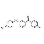 CAS#: 898788-64-2, (4-Chlorophenyl){3-[(4-methyl-1-piperazinyl)methyl]phenyl}methanone