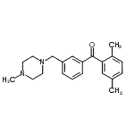 CAS#: 898788-74-4, (2,5-Dimethylphenyl){3-[(4-methyl-1-piperazinyl)methyl]phenyl}methanone