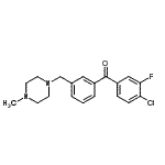 CAS#: 898788-89-1, (4-Chloro-3-fluorophenyl){3-[(4-methyl-1-piperazinyl)methyl]phenyl}methanone