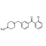 CAS#: 898788-95-9, (2-Chlorophenyl){3-[(4-methyl-1-piperazinyl)methyl]phenyl}methanone