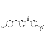 CAS#: 898789-06-5, {3-[(4-Methyl-1-piperazinyl)methyl]phenyl}[4-(trifluoromethyl)phenyl]methanone