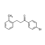 CAS 登录号：898789-40-7， 1-(4-溴苯基)-3-(2-甲基苯基)-1-丙酮