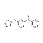 CAS#: 898789-57-6, [3-(2,5-Dihydro-1H-pyrrol-1-ylmethyl)phenyl](phenyl)methanone