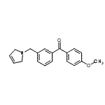 CAS#: 898789-69-0, [3-(2,5-Dihydro-1H-pyrrol-1-ylmethyl)phenyl](4-methoxyphenyl)methanone