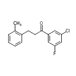 CAS#: 898789-88-3, 1-(3-Chloro-5-fluorophenyl)-3-(2-methylphenyl)-1-propanone