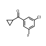 CAS#: 898790-21-1, (3-Chloro-5-fluorophenyl)(cyclopropyl)methanone