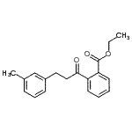 CAS#: 898790-49-3, Ethyl 2-[3-(3-methylphenyl)propanoyl]benzoate