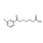 CAS#: 898790-89-1, 7-(3-Iodophenyl)-7-oxoheptanoic acid