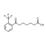 CAS 登录号：898791-01-0， 7-氧代-7-[2-(三氟甲基)苯基]庚酸