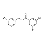 CAS#: 898791-17-8, 1-(3-Chloro-5-fluorophenyl)-3-(3-methylphenyl)-1-propanone