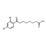 CAS#: 898791-27-0, 8-(2,4-Dichlorophenyl)-8-oxooctanoic acid