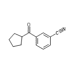 CAS#: 898791-36-1, 3-(Cyclopentylcarbonyl)benzonitrile