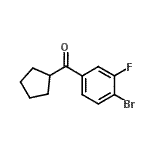 CAS#: 898791-58-7, (4-Bromo-3-fluorophenyl)(cyclopentyl)methanone