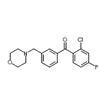 CAS#: 898792-07-9, (2-Chloro-4-fluorophenyl)[3-(4-morpholinylmethyl)phenyl]methanone