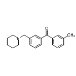 CAS#: 898792-58-0, (3-Methylphenyl)[3-(1-piperidinylmethyl)phenyl]methanone