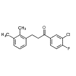 CAS 登录号：898792-95-5， 1-(3-氯-4-氟苯基)-3-(2,3-二甲基苯基)-1-丙酮