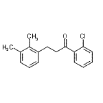 CAS 登录号：898792-98-8， 1-(2-氯苯基)-3-(2,3-二甲基苯基)-1-丙酮