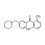 CAS#: 898793-17-4, (2,6-Dimethylphenyl)[3-(1-piperidinylmethyl)phenyl]methanone