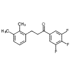 CAS#: 898793-39-0, 3-(2,3-Dimethylphenyl)-1-(3,4,5-trifluorophenyl)-1-propanone