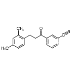 CAS#: 898793-67-4, 3-[3-(2,4-Dimethylphenyl)propanoyl]benzonitrile
