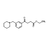 CAS#: 898793-74-3, Ethyl 4-oxo-4-[3-(1-piperidinylmethyl)phenyl]butanoate