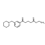 CAS#: 898793-77-6, Ethyl 5-oxo-5-[3-(1-piperidinylmethyl)phenyl]pentanoate