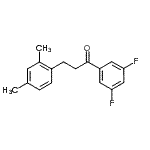 CAS 登录号：898794-58-6， 1-(3,5-二氟苯基)-3-(2,4-二甲基苯基)-1-丙酮