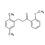 CAS#: 898794-98-4, 3-(2,5-Dimethylphenyl)-1-[2-(methylsulfanyl)phenyl]-1-propanone