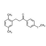 CAS 登录号：898795-00-1， 3-(2,5-二甲基苯基)-1-[4-(甲硫基)苯基]-1-丙酮