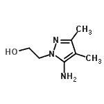 CAS 登录号：89896-32-2， 2-(5-氨基-3,4-二甲基-1H-吡唑-1-基)乙醇