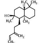 CAS#: 89900-49-2, (1R,2S,4aR,8aR)-2,5,5,8a-Tetramethyl-1-(3-methylene-4-penten-1-yl)decahydro-2-naphthalenol