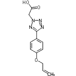CAS 登录号：899009-67-7， {5-[4-(烯丙氧基)苯基]-2H-四唑-2-基}乙酸
