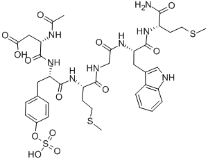 CAS 登录号:89911-65-9, 乙酰基-天冬氨酰-磺基酪氨酰-蛋氨酰-甘氨酰-色氨酰-蛋氨酰胺
