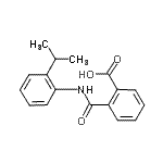CAS 登录号：899143-60-3， 2-[(2-异丙基苯基)氨基甲酰]苯甲酸