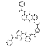 CAS#: 89923-47-7, N,N'-Bis[5-(benzoylamino)-9,10-dioxo-9,10-dihydro-1-anthracenyl]-2,5-thiophenedicarboxamide